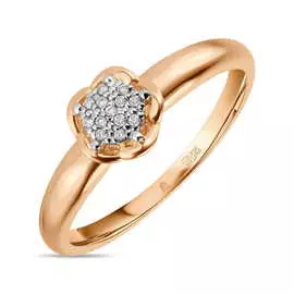 Золотое кольцо c бриллиантами