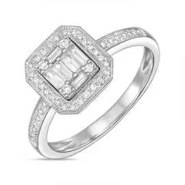 Золотое кольцо c бриллиантами