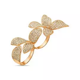 Золотое кольцо c бриллиантами