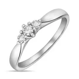 Золотое кольцо c бриллиантами