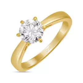 Золотое Кольцо c бриллиантом