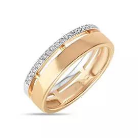 Золотое кольцо c бриллиантами