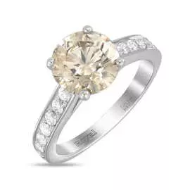 Золотое кольцо c бриллиантами