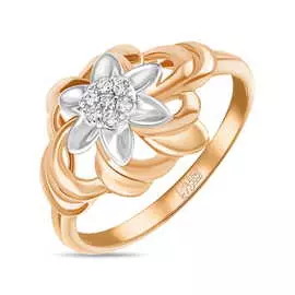 Золотое кольцо c бриллиантами