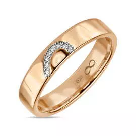 Золотое кольцо c бриллиантами