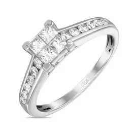 Золотое кольцо c бриллиантами