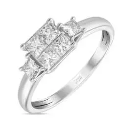 Золотое кольцо c бриллиантами