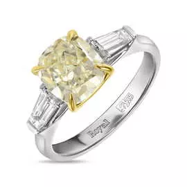 Золотое кольцо c бриллиантами