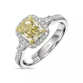 Золотое кольцо c бриллиантами