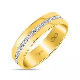 Золотое кольцо c бриллиантами