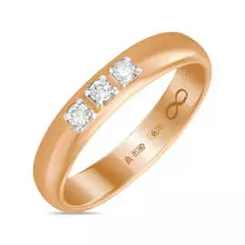 Золотое кольцо c бриллиантами