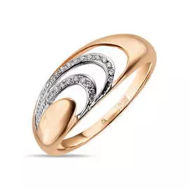 Золотое кольцо c бриллиантами