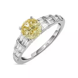 Золотое кольцо c бриллиантами