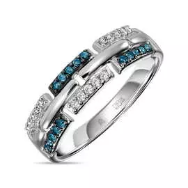 Золотое кольцо c бриллиантами