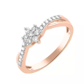 Золотое кольцо c бриллиантами