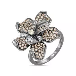 Золотое кольцо c бриллиантами