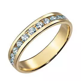 Золотое кольцо c бриллиантами