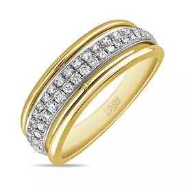 Золотое кольцо c бриллиантами