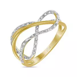 Золотое кольцо c бриллиантами