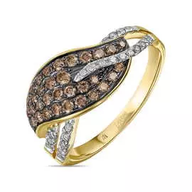 Золотое кольцо c бриллиантами
