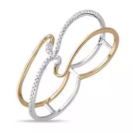 Золотое кольцо c бриллиантами