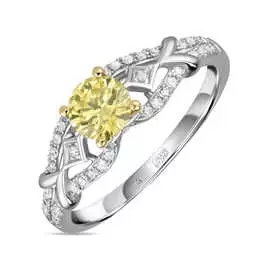 Золотое кольцо c бриллиантами