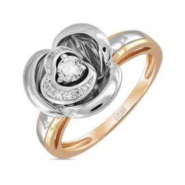 Золотое кольцо c бриллиантами