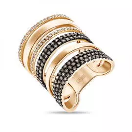 Золотое кольцо c бриллиантами