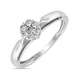 Золотое кольцо c бриллиантами