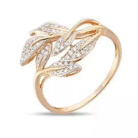 Золотое кольцо c бриллиантами