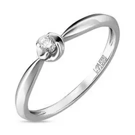 Золотое кольцо c бриллиантом