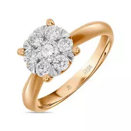 Золотое кольцо c бриллиантами