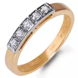 Золотое кольцо c бриллиантами