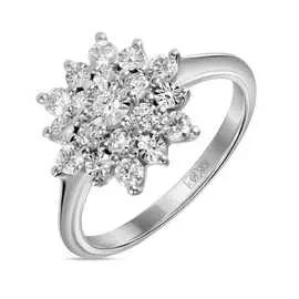 Золотое кольцо c бриллиантами