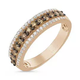 Золотое кольцо c бриллиантами