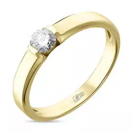 Золотое кольцо c бриллиантами