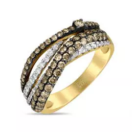 Золотое Кольцо c бриллиантами