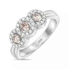 Золотое кольцо c бриллиантами