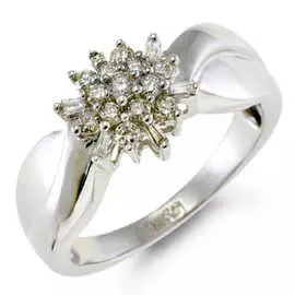 Золотое кольцо c бриллиантами