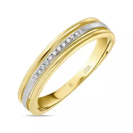 Золотое кольцо c бриллиантами