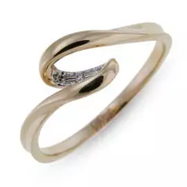 Золотое кольцо c бриллиантами