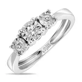 Золотое кольцо c бриллиантами