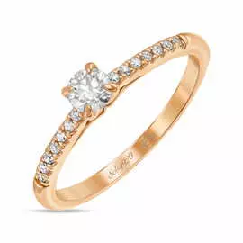 Золотое Кольцо c бриллиантами