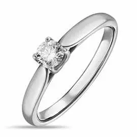 Золотое кольцо c бриллиантом