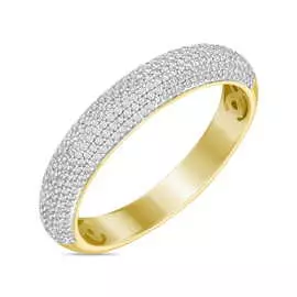 Золотое кольцо c бриллиантами