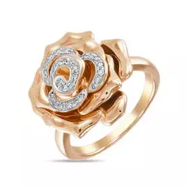 Золотое кольцо c бриллиантами