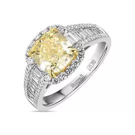 Золотое кольцо c бриллиантами