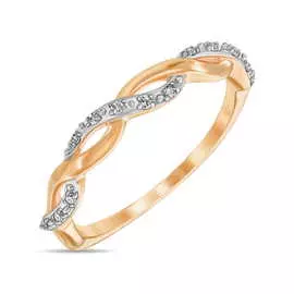 Золотое кольцо c бриллиантами