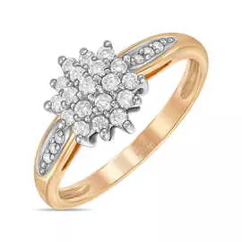 Золотое кольцо c бриллиантами