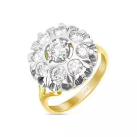 Золотое кольцо c бриллиантами